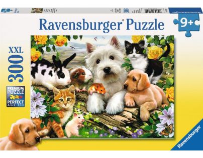 Ravensburger Puzzle Veselé přátelství zvířat 300 dílků