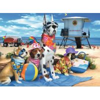 Ravensburger puzzle Vstup na pláž psům zakázán 100 dílků 2