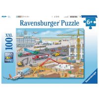 Ravensburger Puzzle Stavba na letišti 100 XXL dílků 2