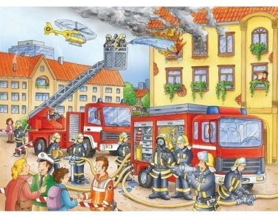 Ravensburger Puzzle Hasiči 100 XXL dílků