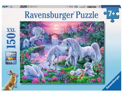Ravensburger Puzzle Jednorožci při západu slunce 150 XXL dílků