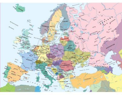 Ravensburger XXL Mapa Evropy 300 dílků