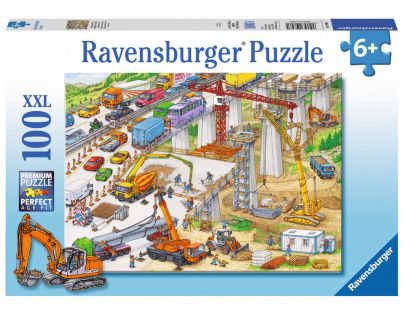 Ravensburger Puzzle XXL Veliké staveniště 100 dílků