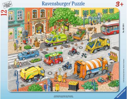 Ravensburger Puzzle Život ve městě 12 dílků