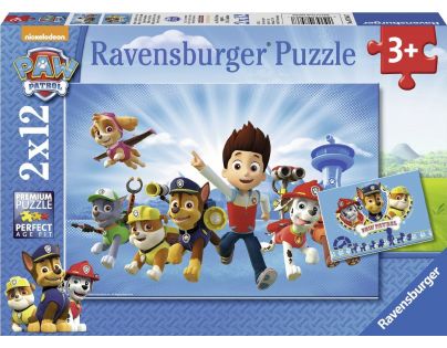 Ravensburger Puzzle Ryder a Tlapkova Patrola 2 x 12 dílků