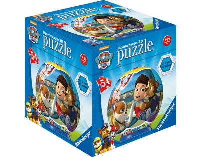 Ravensburger 3D Puzzle Tlapková Patrola puzzleball 54 dílků