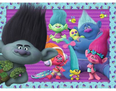Ravensburger Trollové Puzzle XXL Princezna Poppy a její přátelé 200 dílků