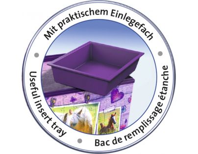 Ravensburger Úložná krabice Kůň 216 dílků