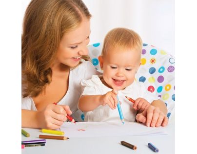 Aladine Razítka pro nejmenší Stampo Baby 4 ks Safari