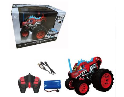 RC 5-kolové kaskadérské auto červené 1 : 16 - Poškozený obal
