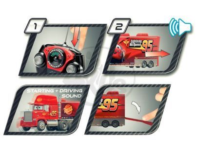 RC Auto Cars Turbo Mack Truck Dickie - Poškozený obal