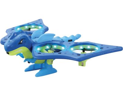 RC Dron dinosaurus V48 modrý