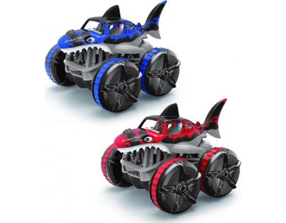 HM Studio RC obojživelné auto žralok červený