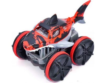 HM Studio RC obojživelné auto žralok červený
