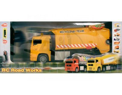 RC popelářské auto, 22cm Dickie