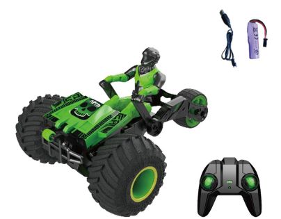 RC tříkolka 2,4 GHz zelená