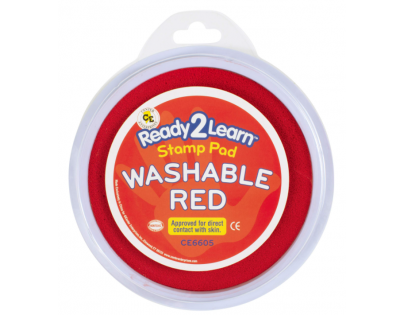 Ready2Learn Kruhový polštářek červená barva