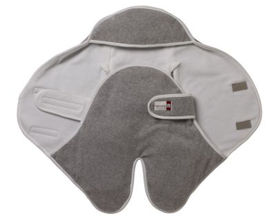 Red Castle Babynomade Double Fleece světle šedý 0-6 m