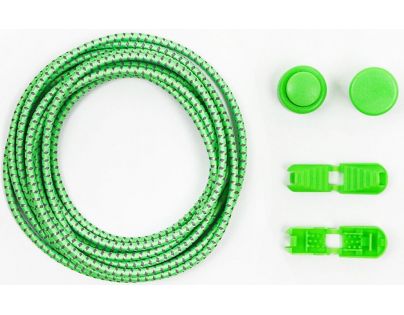 Altima Reflexní elastické tkaničky zelené