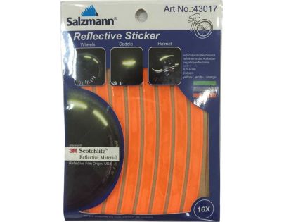 Altima Reflexní samolepky na kolo oranžové