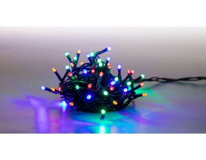 Marimex Řetěz světelný 100 LED 5 m barevná světla zelený kabel
