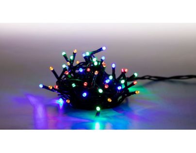 Marimex Řetěz světelný 100 LED 5 m barevná zelený kabel 8 funkcí