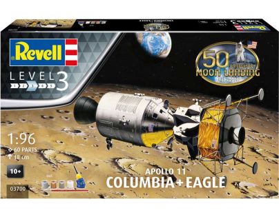 Revell Gift-Set Apollo 11 Columbia & Eagle 50 Years Moon Landing 1:96