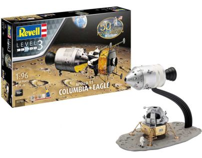 Revell Gift-Set Apollo 11 Columbia & Eagle 50 Years Moon Landing 1:96