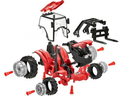 Revell Junior Kit traktor s figurkou 1 : 20 červený