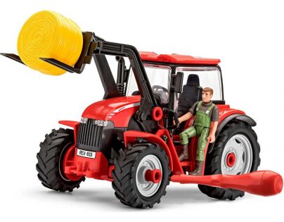 Revell Junior Kit traktor s figurkou 1 : 20 červený