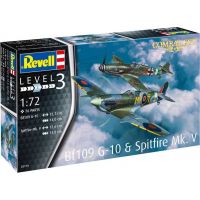 Revell ModelSet letadla Bf109G-10 & Spitfire Mk.V 1 : 72