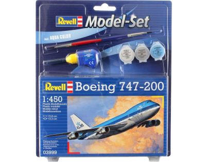 Revell ModelSet letadlo Boeing 747-200 1 : 450