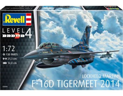 Revell Plastic ModelKit letadlo Lockheed Martin F-16D Tigermeet 2014 1 : 72