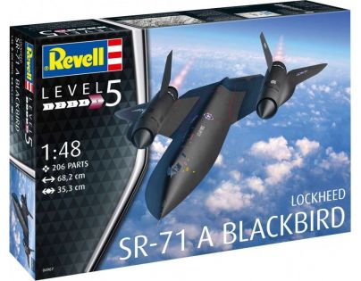 Revell Plastic ModelKit letadlo Lockheed SR-71 A Blackbird 1 : 48