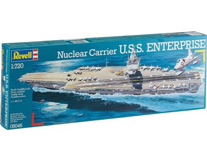 Revell Plastic ModelKit loď U.S.S. Enterprise 1 : 720
