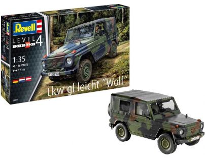 Revell Plastic ModelKit military Lkw gl leicht Wolf 1:35