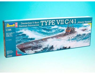 Revell Plastic ModelKit ponorka Submarine Type VII C 41 1 : 144