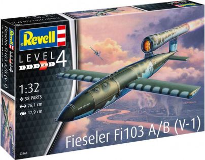Revell Plastic ModelKit raketa Fieseler Fi103 A|B V-1 1 : 32