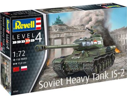Revell Plastic ModelKit tank Soviet Heavy Tank IS-2 1:72