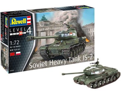 Revell Plastic ModelKit tank Soviet Heavy Tank IS-2 1:72