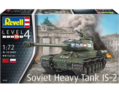 Revell Plastic ModelKit tank Soviet Heavy Tank IS-2 1:72