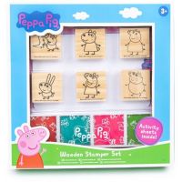 Rms Dřevěná sada razítek Prasátko Peppa 2