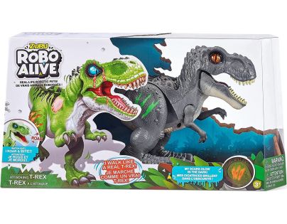 Robo Alive T-Rex šedý
