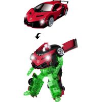 Robocarz 2 v 1 Sportovní auto 1:32 2 červeno-zelené 3