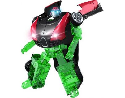 Robocarz 2 v 1 Závodní auto 1:32 2 A černo-červené