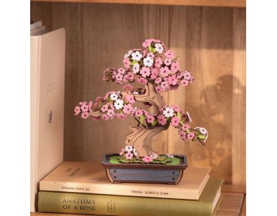 RoboTime 3D dřevěná skládačka Bonsaj sakura