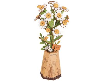 RoboTime 3D dřevěná skládačka Heřmánek