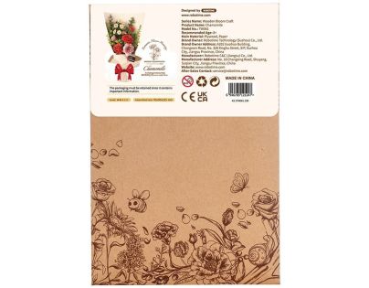 RoboTime 3D dřevěná skládačka Heřmánek