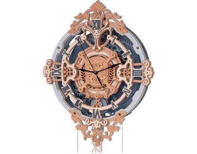 RoboTime 3D dřevěné mechanické puzzle Nástěnné hodiny RoboTime 3D dřevěné mechanické puzzle Nástěnné hodiny