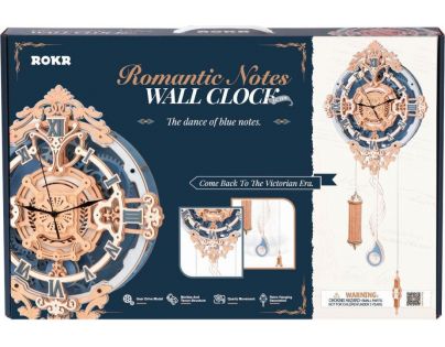 RoboTime 3D dřevěné mechanické puzzle Nástěnné hodiny RoboTime 3D dřevěné mechanické puzzle Nástěnné hodiny